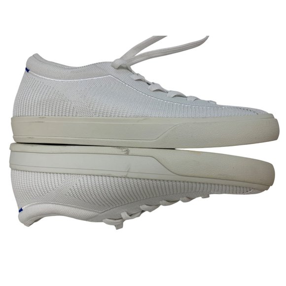 Rothys Womens White Knit Lace-Up Sneakers Size 9 Eco-Friendly EUC - Picture 10 of 12